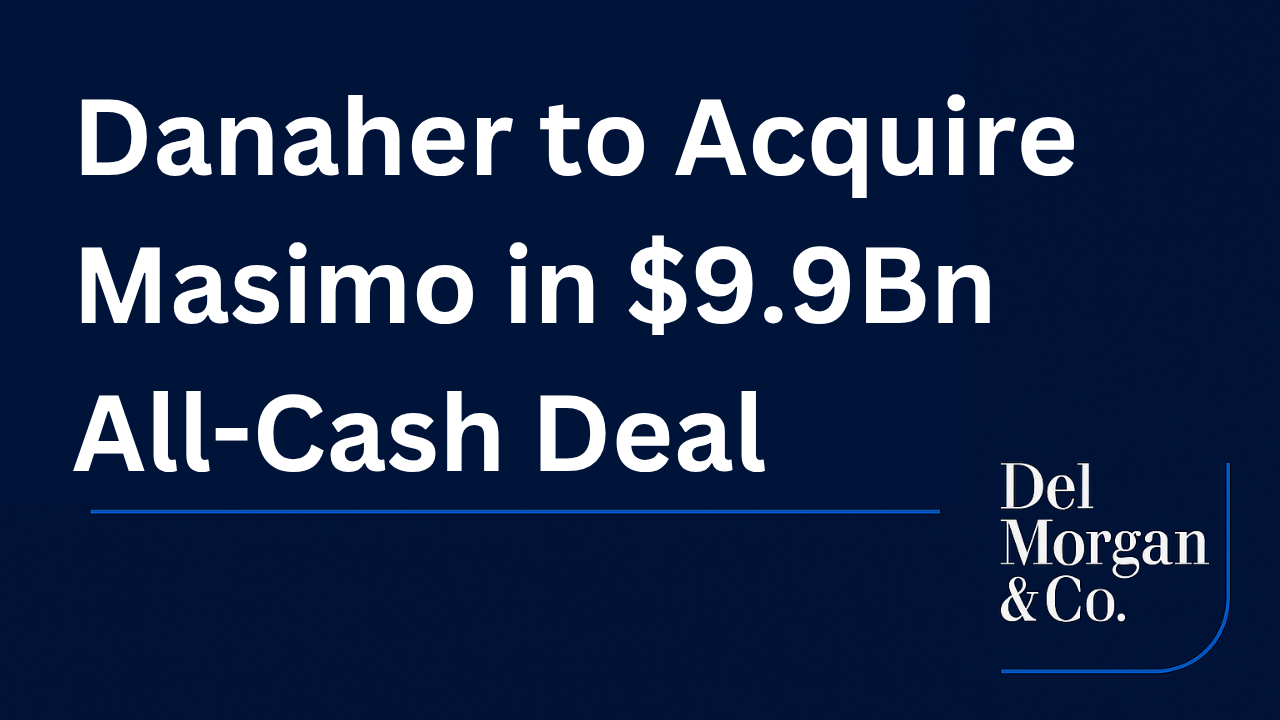 Danaher to Acquire Masimo Corporation in $9.9Bn All-Cash Transaction
