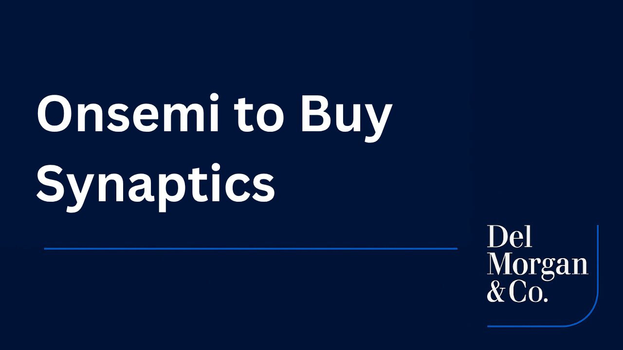 Onsemi to Buy Synaptics in $7Bn All-Stock Deal