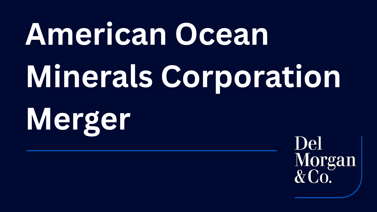 American Ocean Minerals Corporation to Merge with Odyssey Marine Exploration
