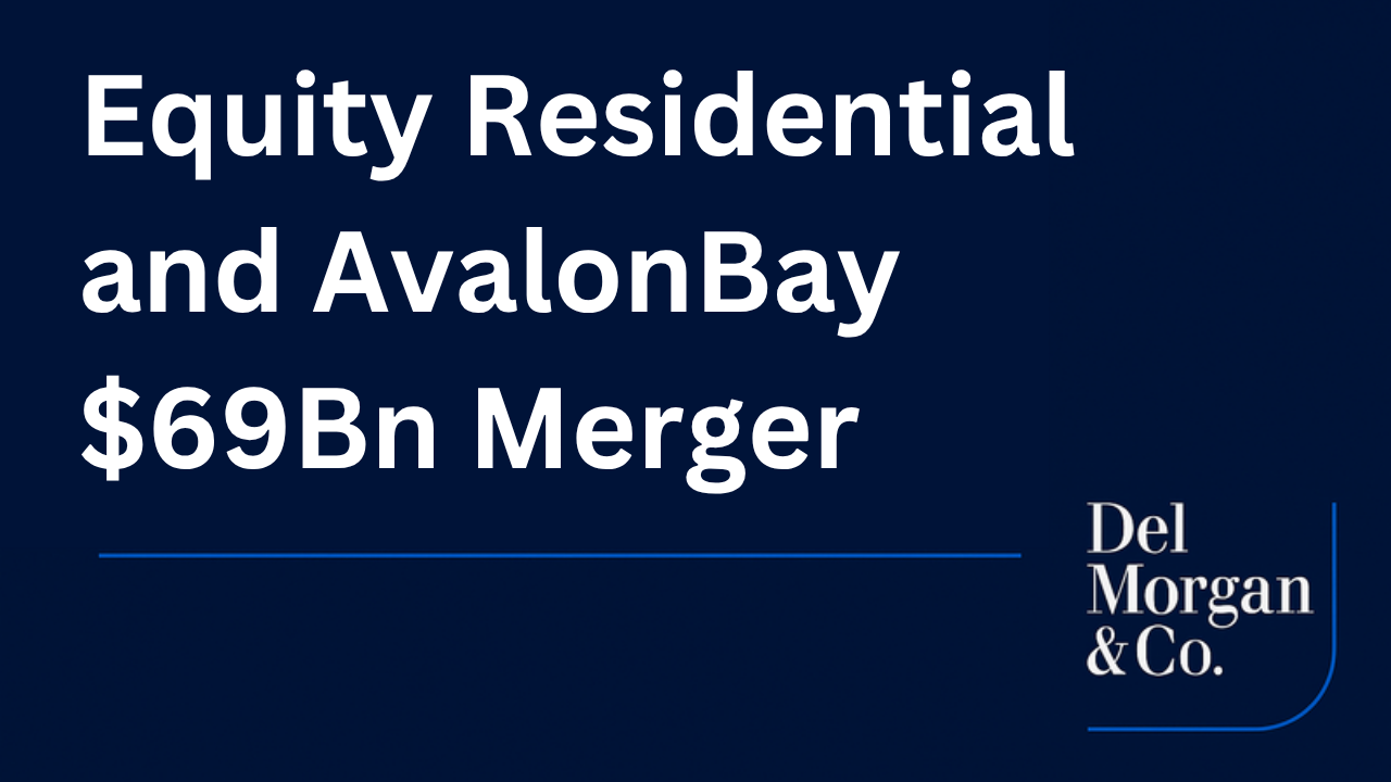 Equity Residential and AvalonBay to Merge in ~$69Bn Multifamily Combination