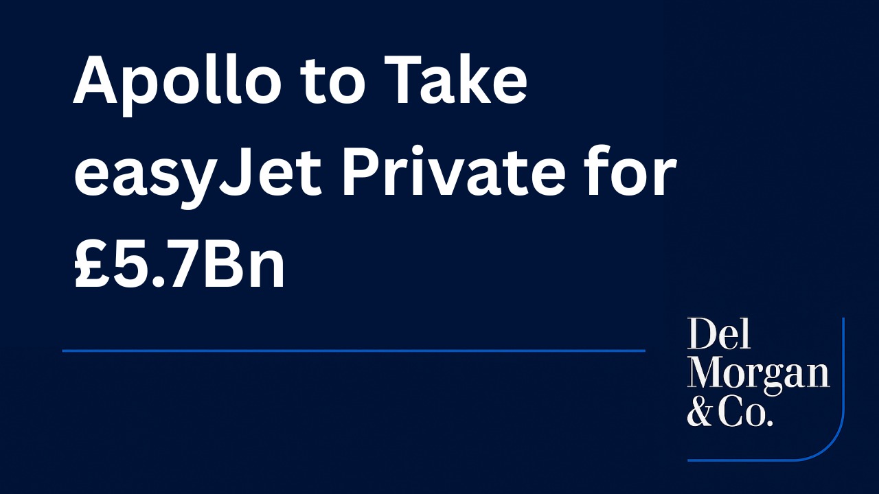 Apollo to Take easyJet Private in a £5.7Bn Cash Transaction
