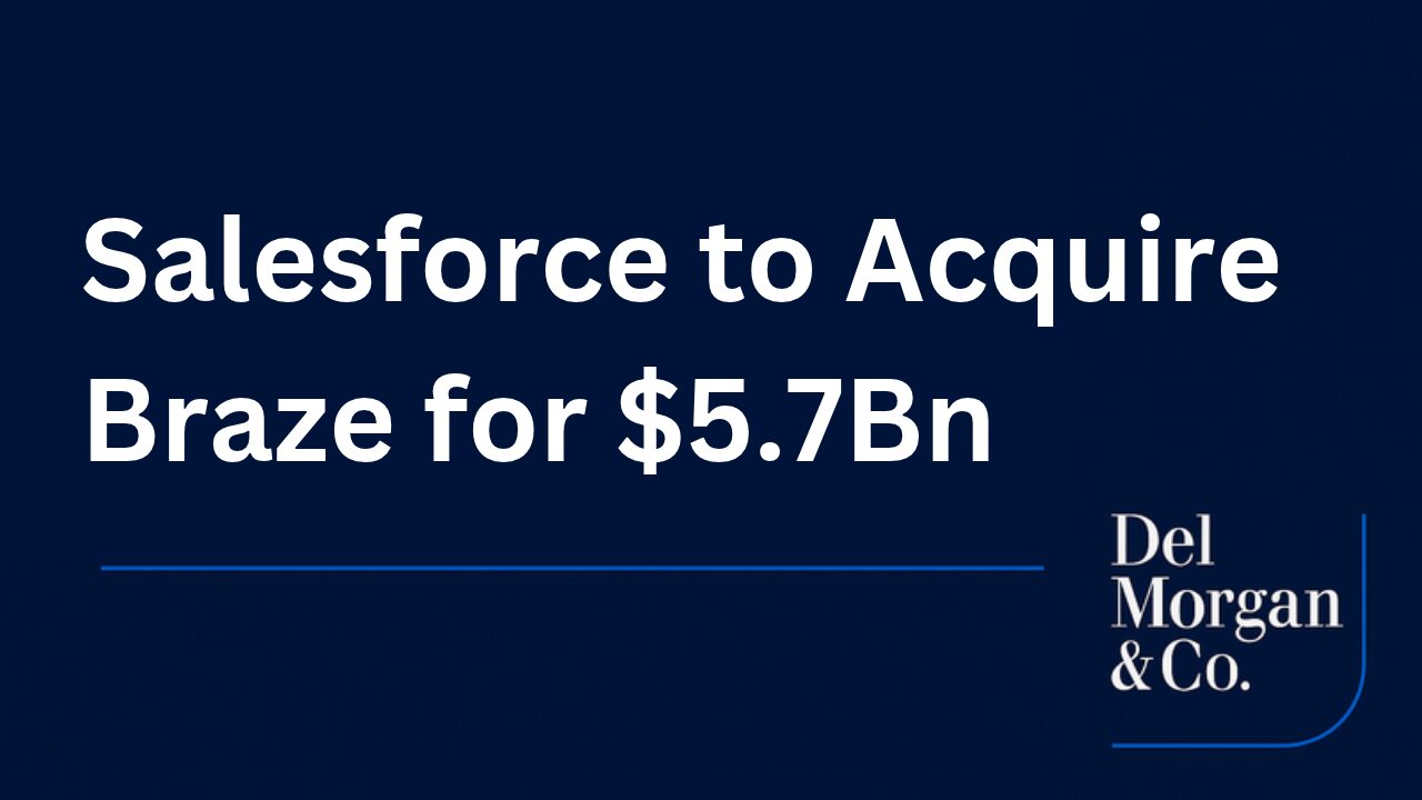 Salesforce to Acquire Braze for $5.7Bn