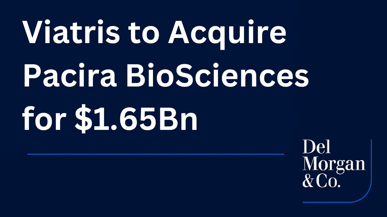 Viatris to Acquire Pacira BioSciences for $1.65Bn